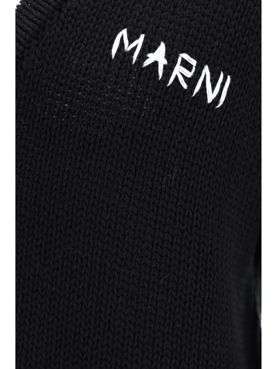 Shop Marni Cardigan In Black