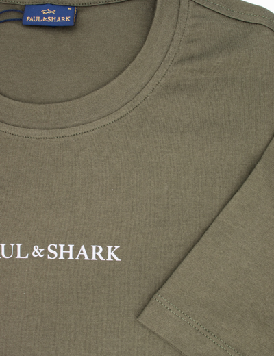 Shop Paul&amp;shark T-shirt In Militare