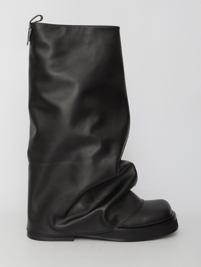 Shop Attico Robin Boots In Black