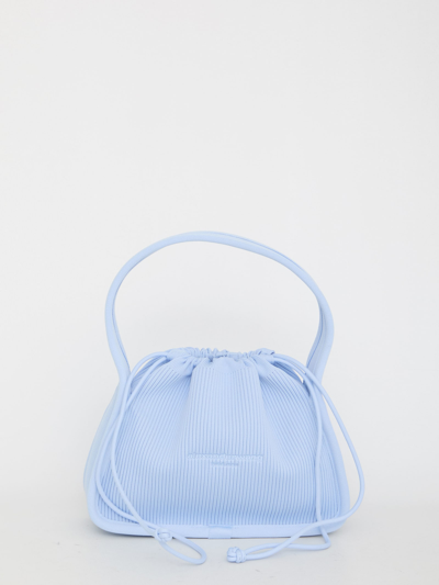 Shop Alexander Wang Small Ryan Bag In Light Blue