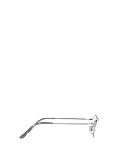 Shop Giorgio Armani Ar 131vm Matte Silver Glasses