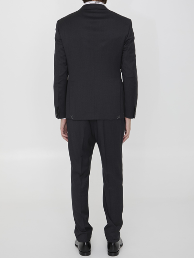Shop Tonello Two-piece Suit In Wool In Grey