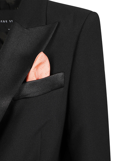 Shop Hebe Studio Tuxedo Jacket In Black