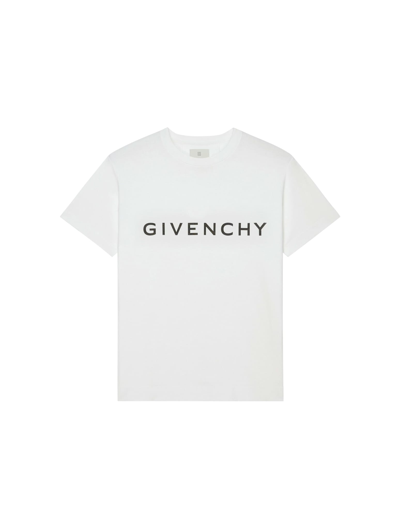 Shop Givenchy Oversized Fit T-shirt In White