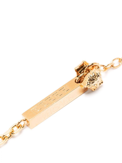 Shop Versace Bracelet Metal In  Gold