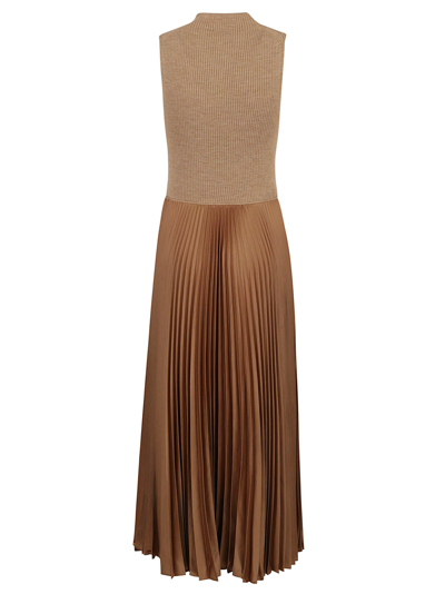 Shop Polo Ralph Lauren Sl Wynna Dr-sleeveless-cocktail Dress In Collection Camel