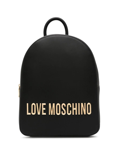 Shop Love Moschino Backpack In Black