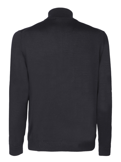Zanone Wool Pullover In Black