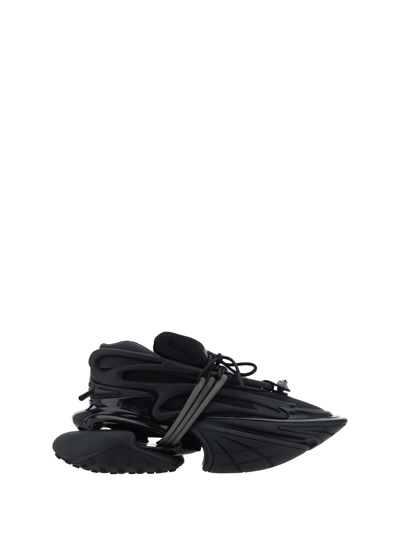 Shop Balmain Unicorn Sneakers In Noir