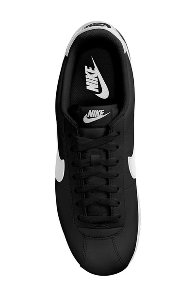 Shop Nike Cortez Sneaker In Black/ White