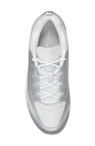 Shop Easy Spirit Romy Sneaker In Silver