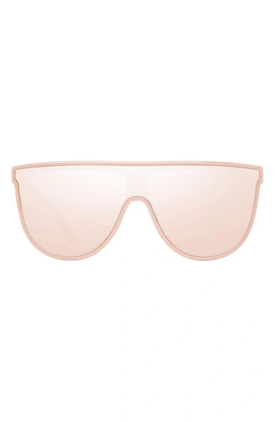 Kurt Geiger 99mm Oversize Flat Top Sunglasses In Light Pink/ Rose Flash |  ModeSens
