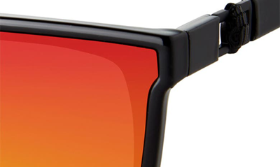 Kurt Geiger 99mm Oversize Flat Top Sunglasses In Black/ Rainbow