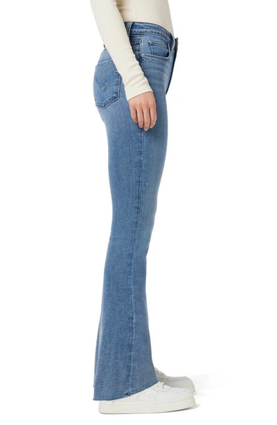Shop Hudson Holly High Waist Flare Jeans In Snow Angel