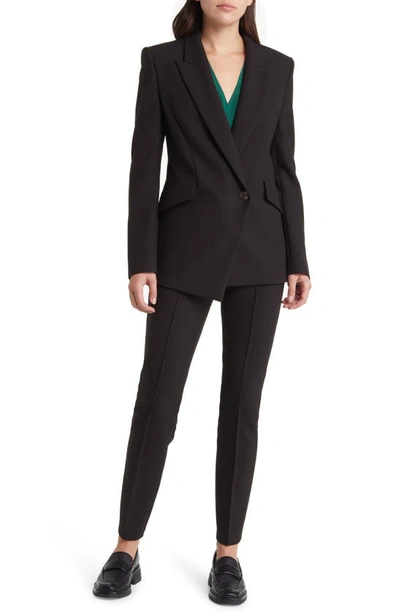 Shop Hugo Boss Boss Tanaina Slim Fit Trousers In Black