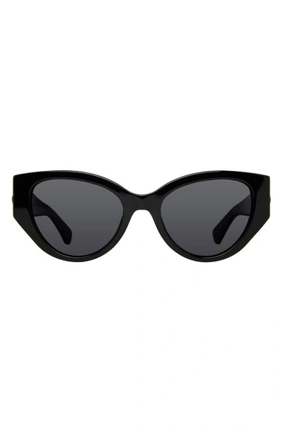 Shop Kurt Geiger Shoreditch 53mm Gradient Round Sunglasses In Black/ Gray