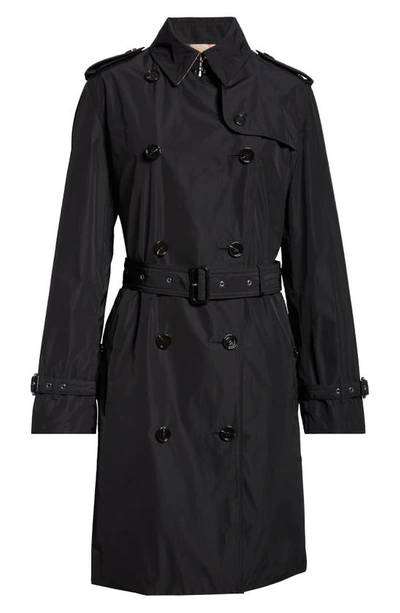Shop Burberry Kensington A23 Water Resistant Trench Coat In Black