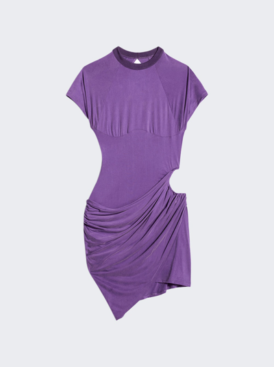 Shop Jacquemus La Robe Espelho Court Dress In Purple