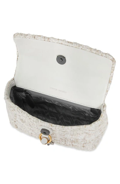 Shop Rebecca Minkoff Edie Top Handle Bag In Camel/ Paper