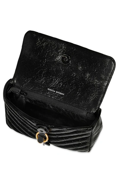 Shop Rebecca Minkoff Edie Top Handle Bag In Black