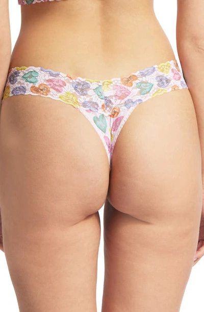 Shop Hanky Panky Print Low Rise Thong In Be Mine Print