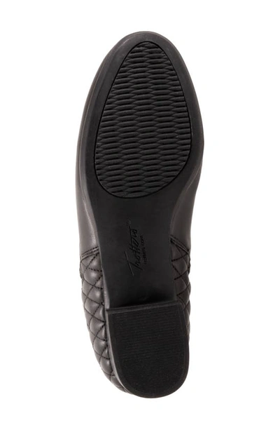 Shop Trotters Major Bootie In Black Quilted