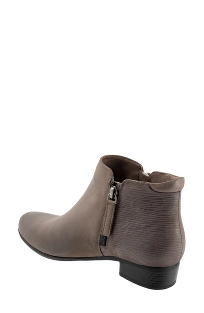 Shop Trotters Major Bootie In Grey