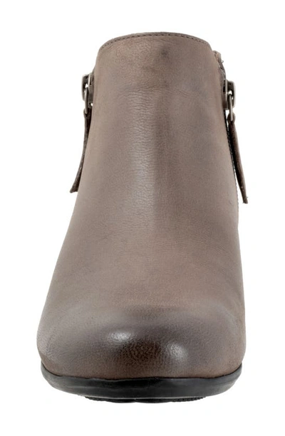 Shop Trotters Major Bootie In Grey