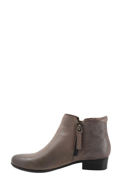 Shop Trotters Major Bootie In Grey