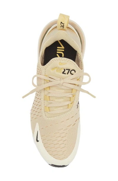 Shop Nike Air Max 270 Sneaker In Gold/ Black/ Gold