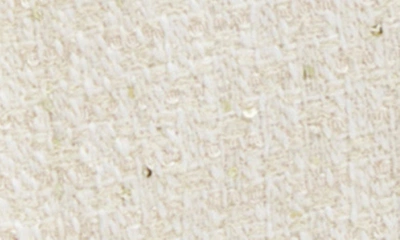 Mango Imitation Pearl Button Tweed Jacket In Ecru