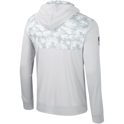 Shop Colosseum Gray Iowa Hawkeyes Oht Military Appreciation Long Sleeve Hoodie T-shirt