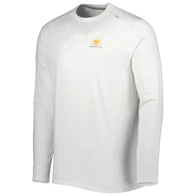 Shop Tasc Performance White 2022 Presidents Cup Carrollton Usa Long Sleeve T-shirt