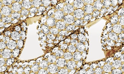 Jennifer Fisher Lab Created Diamond Cuban Chain Bracelet In 18k Yellow Gold