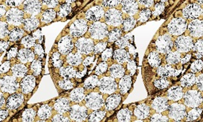 Shop Jennifer Fisher 18k Gold Lab Created Diamond Cuban Chain Bracelet In 18k Yellow Gold