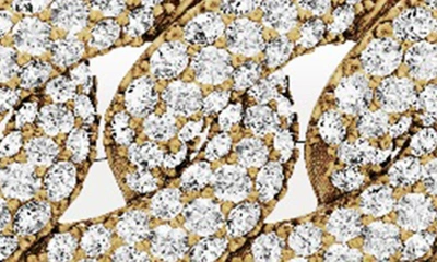 Jennifer Fisher Lab Created Diamond Cuban Chain Bracelet In 18k Yellow Gold