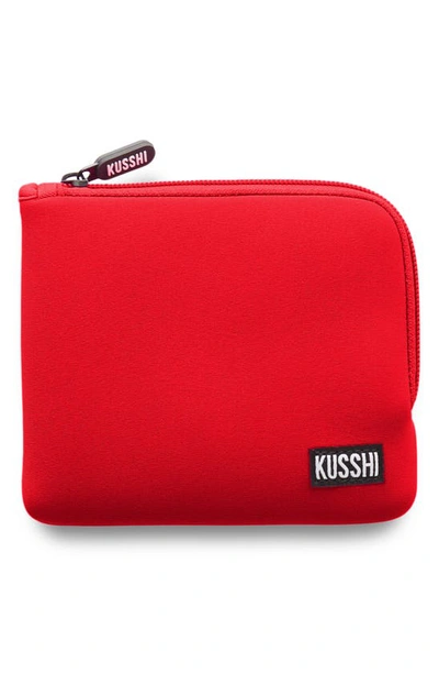 Shop Kusshi On The Go Pouch Set In Red