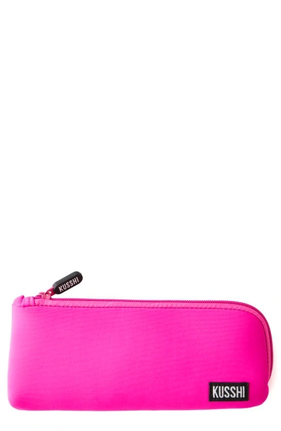 Shop Kusshi Cosmetics Pencil Case In Pink