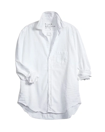 Shop Frank And Eileen Eileen Woven Button Up In White