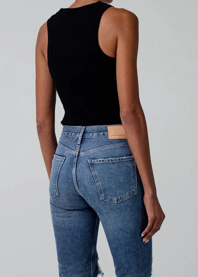 Citizens Of Humanity Black Isabel Tank Top In Black