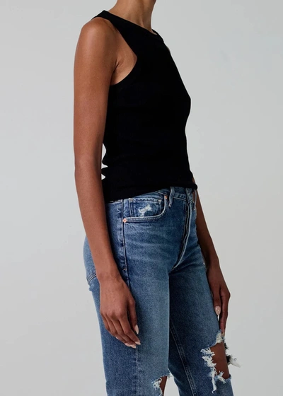 Citizens Of Humanity Black Isabel Tank Top In Black