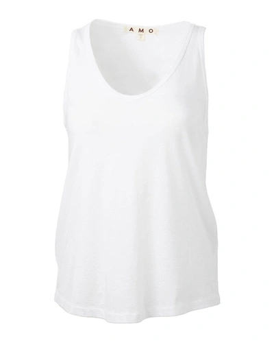 Shop Amo Sunday Tank In White