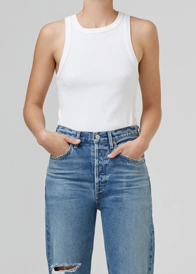 Citizen Of Humanity Isabel Rib Tank In White