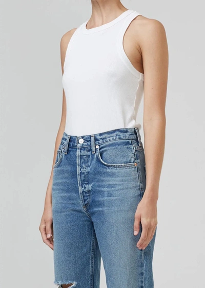 Citizen Of Humanity Isabel Rib Tank In White