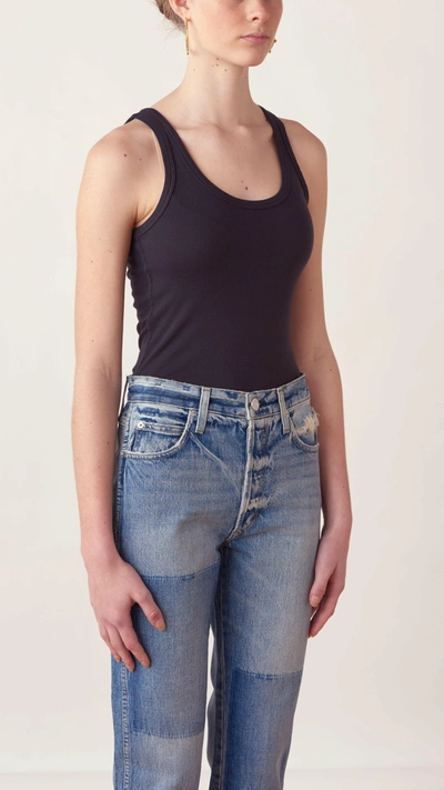 Shop Amo Layering Tank In Vintage Black