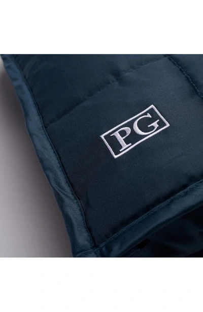 Shop Pg Goods 400 Thread Count Tencel® Weighted Blanket In Navy