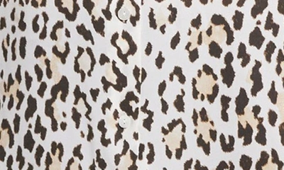 Shop Theory Animal Print Blouse In Natural - Qe1