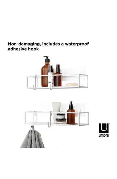 Shop Umbra Set Of 2 Cubiko Shower Bins In White