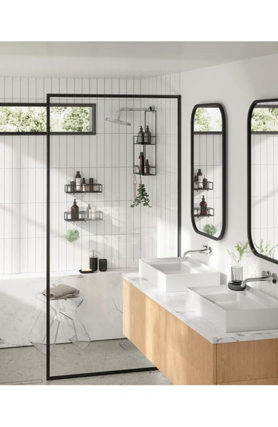 Shop Umbra Set Of 2 Cubiko Shower Bins In Black
