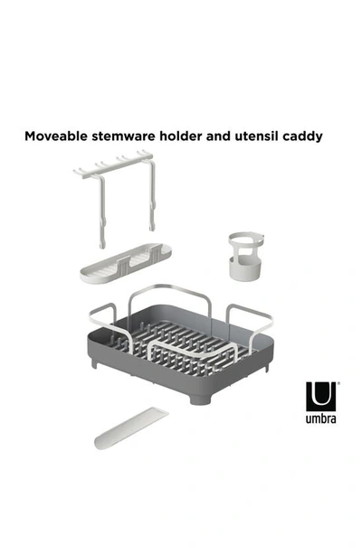 Shop Umbra Holster Dish Drying Rack In Charcoal